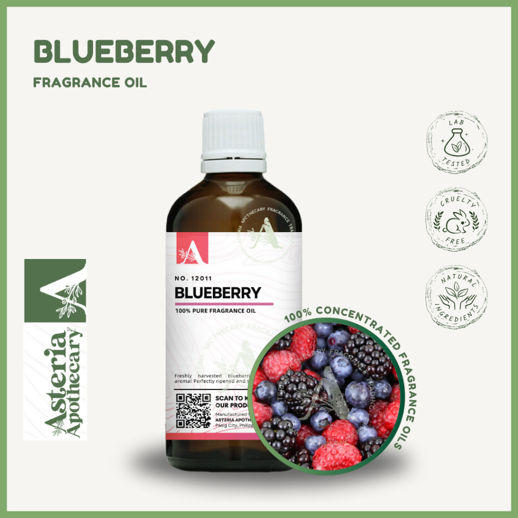 Blueberry Fragrance Oil (30ML & 100ML) for Soap, Candles & Cosmetics ...