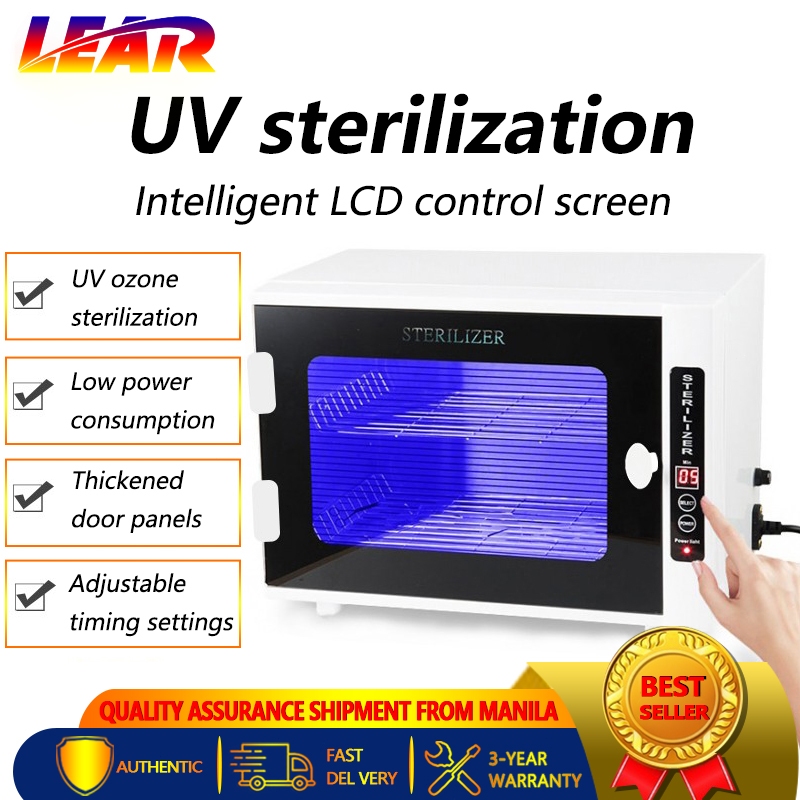 UV Sterilizer Sterilizer 99.9% Towel Tools with Timer Ozone Nail Salon ...