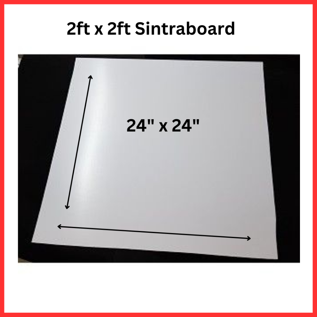 Whole sintra 4x8 cut into 8pcs. 2x2 each Original Sintraboard Lite ...