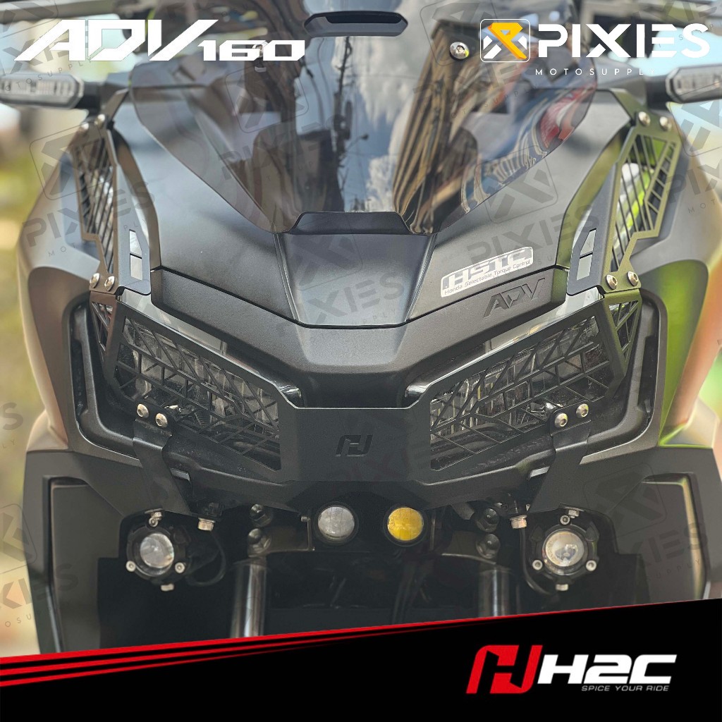 H2C HEADLIGHT GUARD KIT for HONDA ADV 150 / ADV 160 Shopee Philippines
