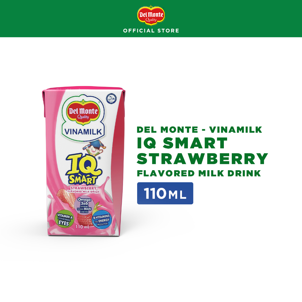 DEL MONTE VINAMILK IQ SMART® Strawberry Flavored Milk Drink with OMEGA