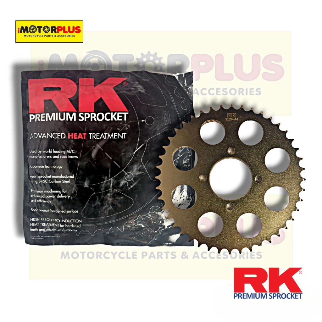 RK Rear Sprocket GOLD 428 [41T-44T] for RAIDER 150 1st and 2nd Gen ...