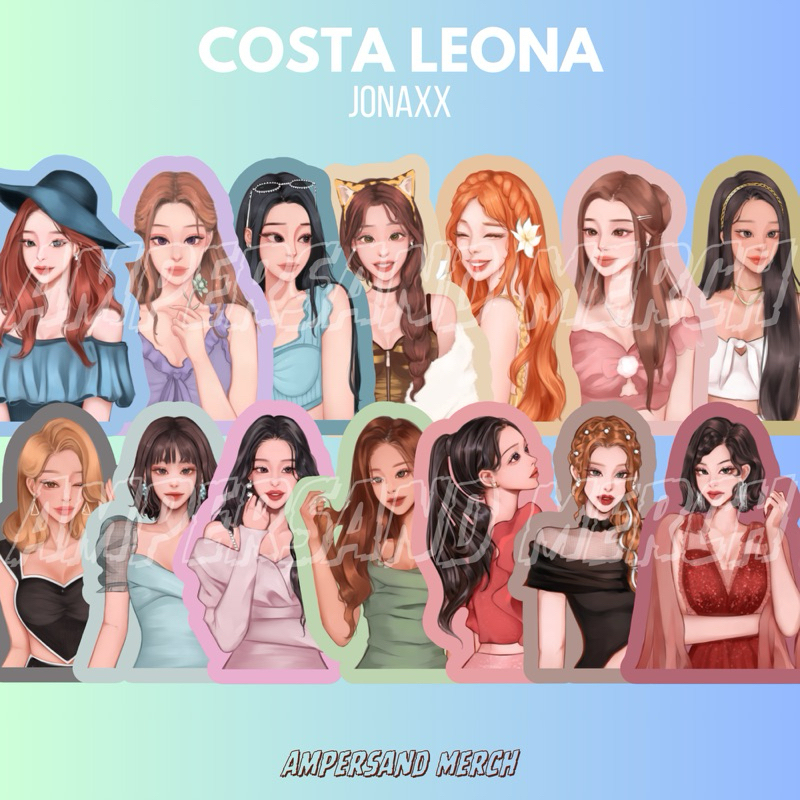 &M Jonaxx Costa Leona Girls Waterproof Vinyl Stickers | Shopee Philippines
