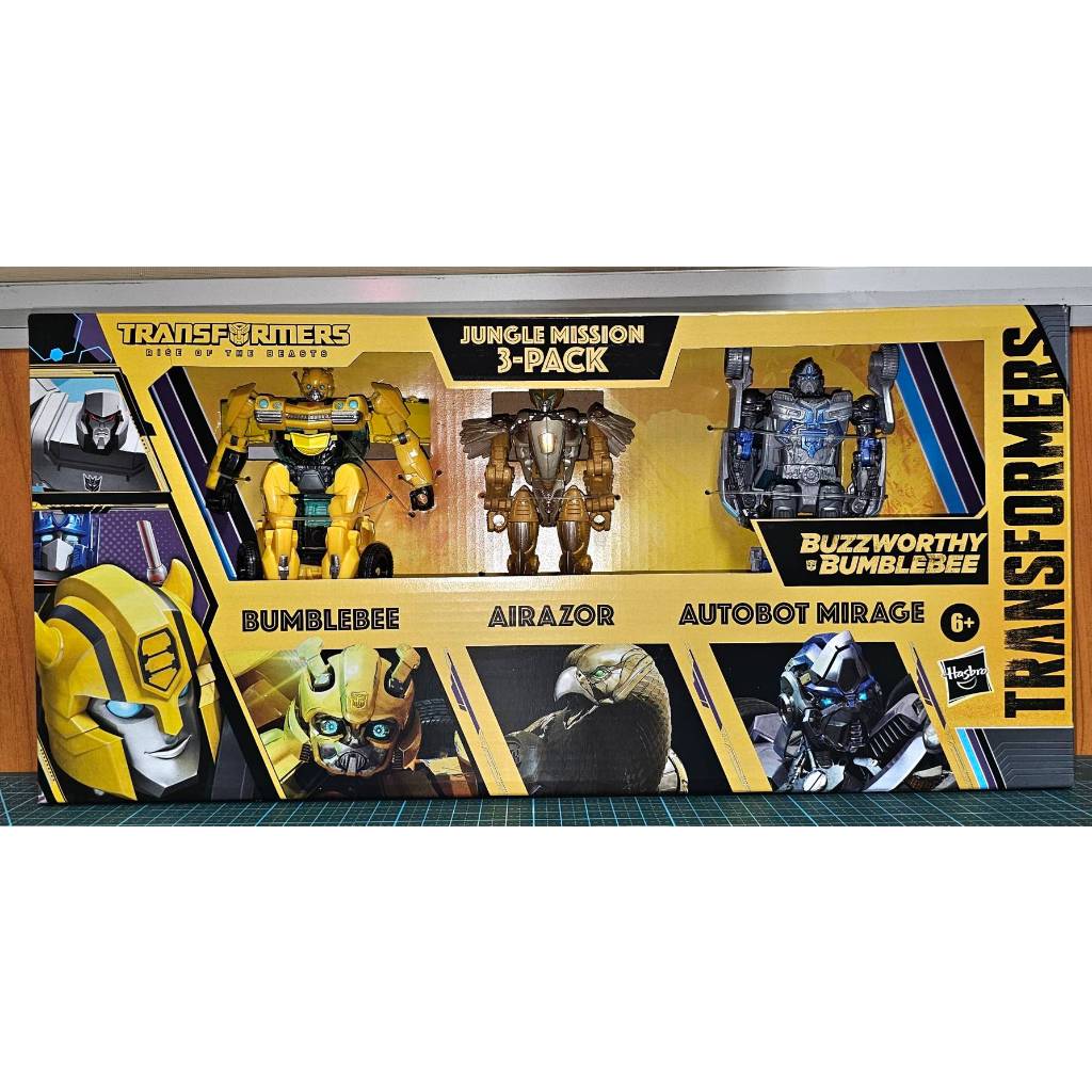 Transformers TF ROTB 3 pack Jungle Mission Bumblebee Airazor Mirage ...