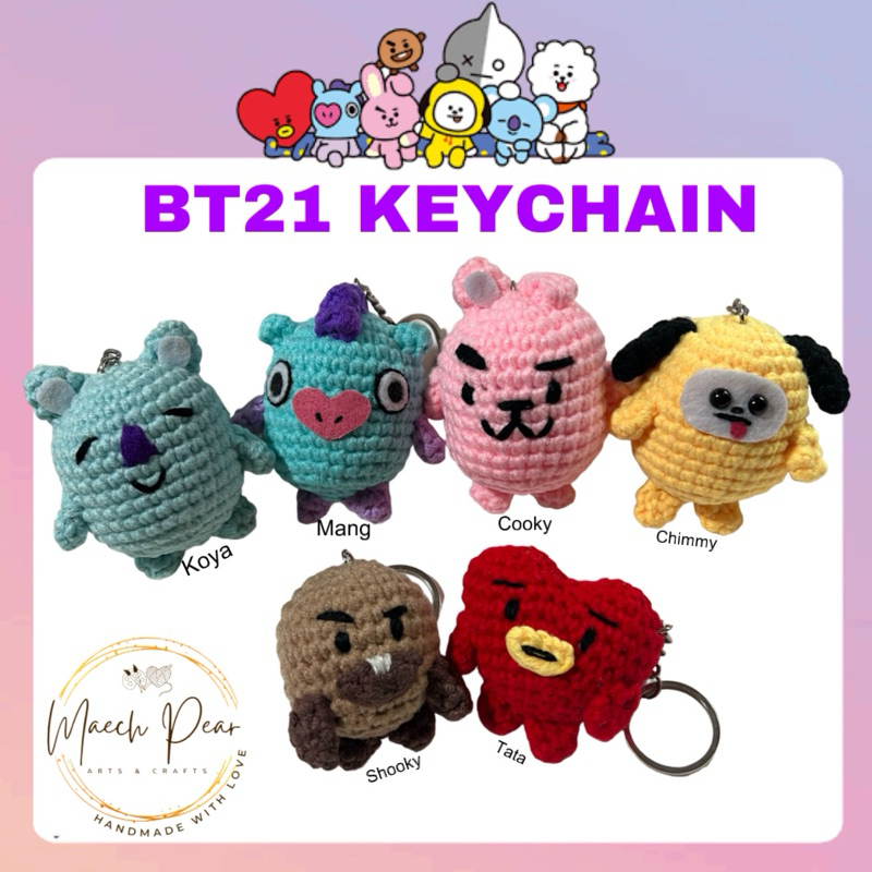 BT21 Crochet Keychain | Shopee Philippines