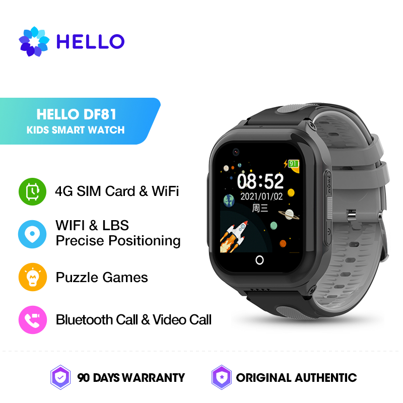 Hello DF81 Original Kids Smart Watch GPS / LBS Location Tracker SOS ...