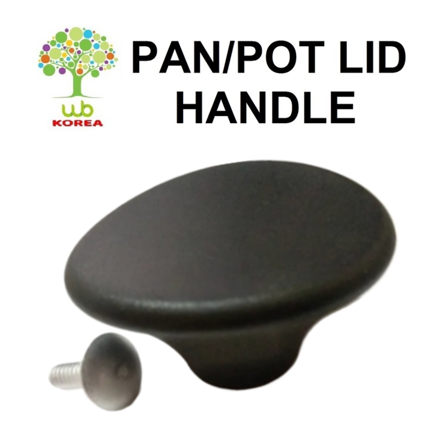 Pan Glass Lid Handle (Black) 5.8cm Made in Korea | Shopee Philippines