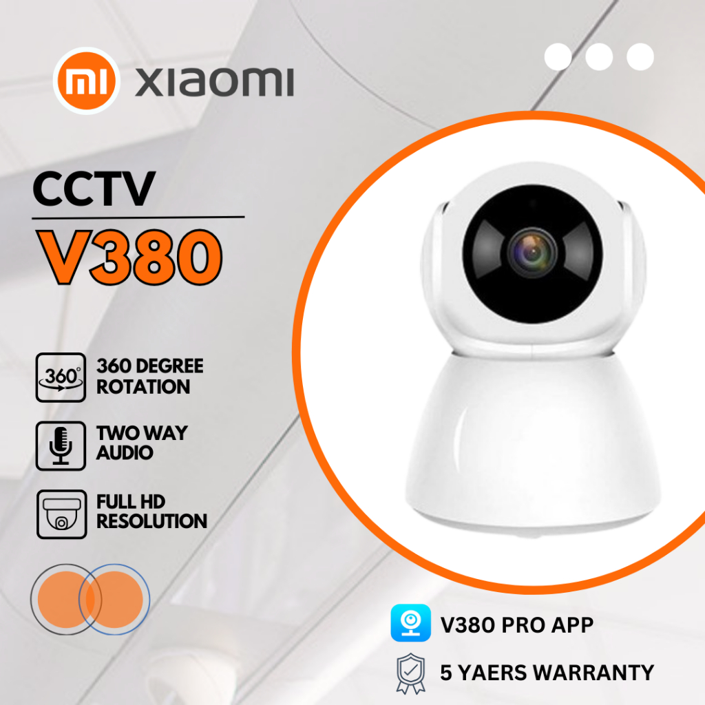 XM V380 2MP Wireless CCTV Camera IP WiFi Network IR Night Vision PTZ ...
