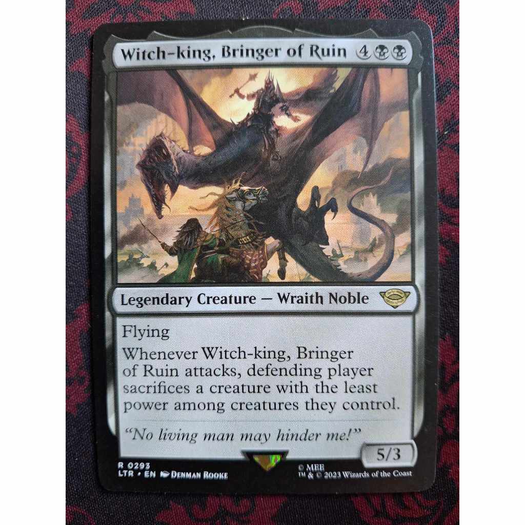 Witch-King, Bringer of Ruin ( MTG / Legendary Creature - Wraith Noble ...