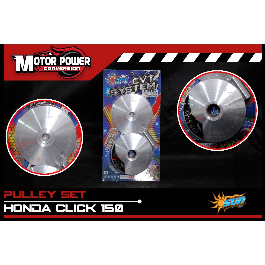 Sun pulley set Honda Click 125 | Shopee Philippines