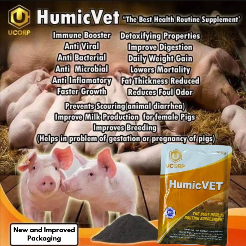Humicvet for Piggery Farm/ NEW PACKAGING(100 grams) | Shopee Philippines