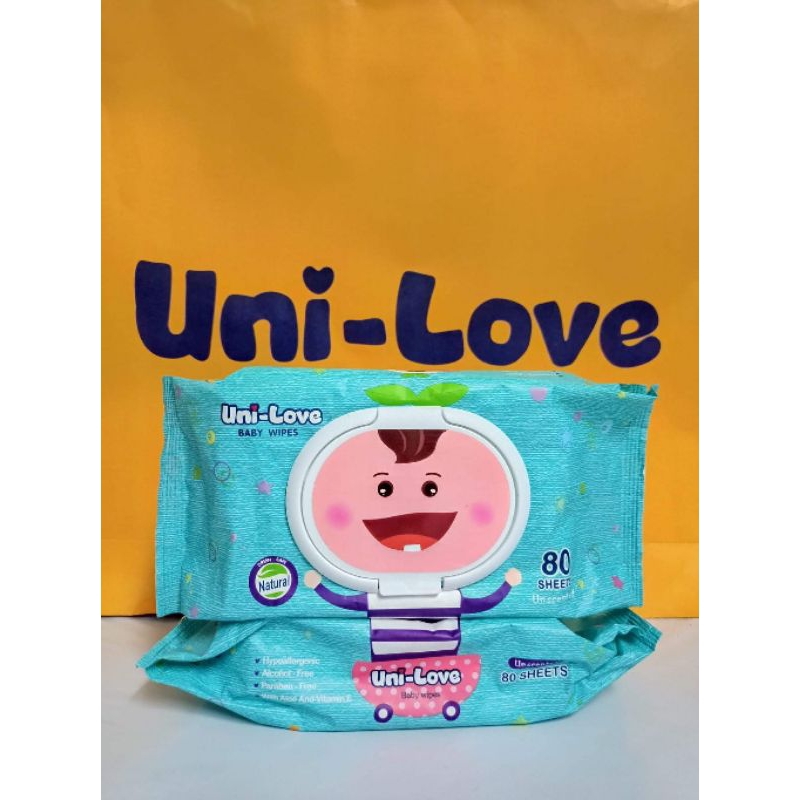 Unilove baby wipes unscented 80 sheets Shopee Philippines