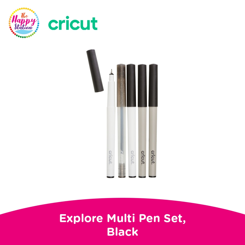 CRICUT | Multi Pen Set, Black (5ct) | Shopee Philippines