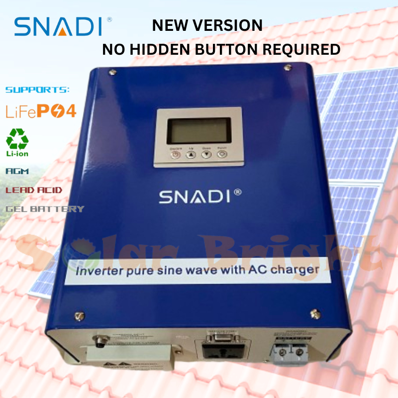 SNADI Pure Sine Wave Toroidal Inverter 12V 1kW 24V 1kW Adjustable LVD ...