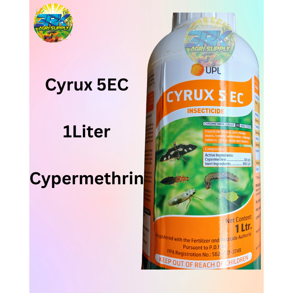 Cyrux 5 EC Insecticide Cypermethrin 1Liter | Shopee Philippines