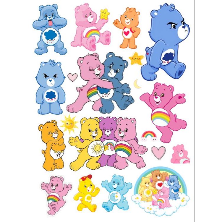 50pcs-care-bears-sticker-pack-shopee-philippines