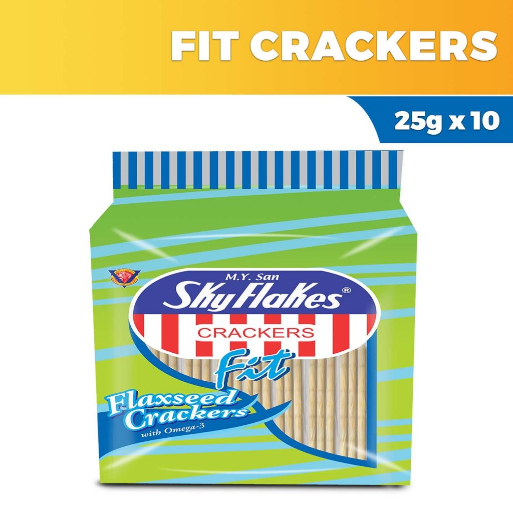 Skyflakes Fit Crackers Oat Fiber 10 X 25g Shopee Philippines