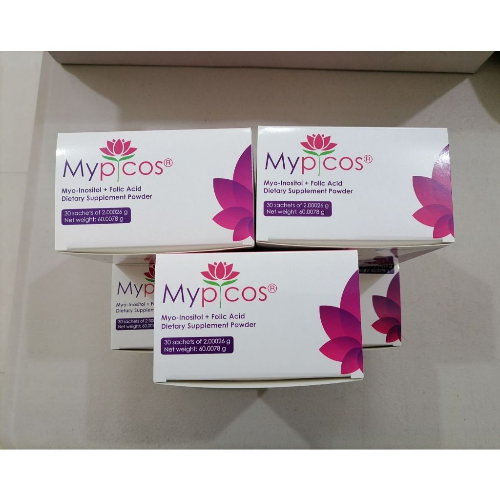 Mypicos Myo-Inositol Folic Acid Supplement Powder 30 sachet PCOS Period ...