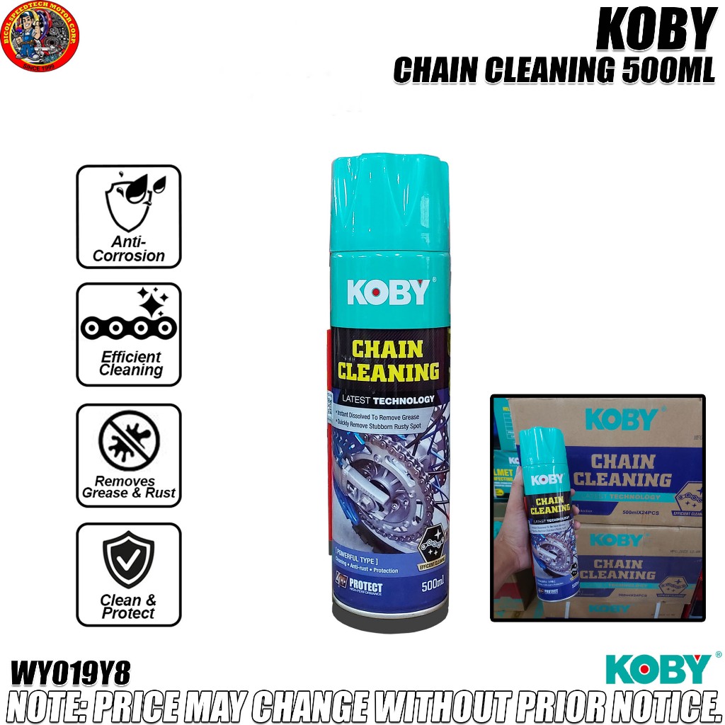 KOBY CHAIN CLEANING 500ML (WY019Y8) | Shopee Philippines