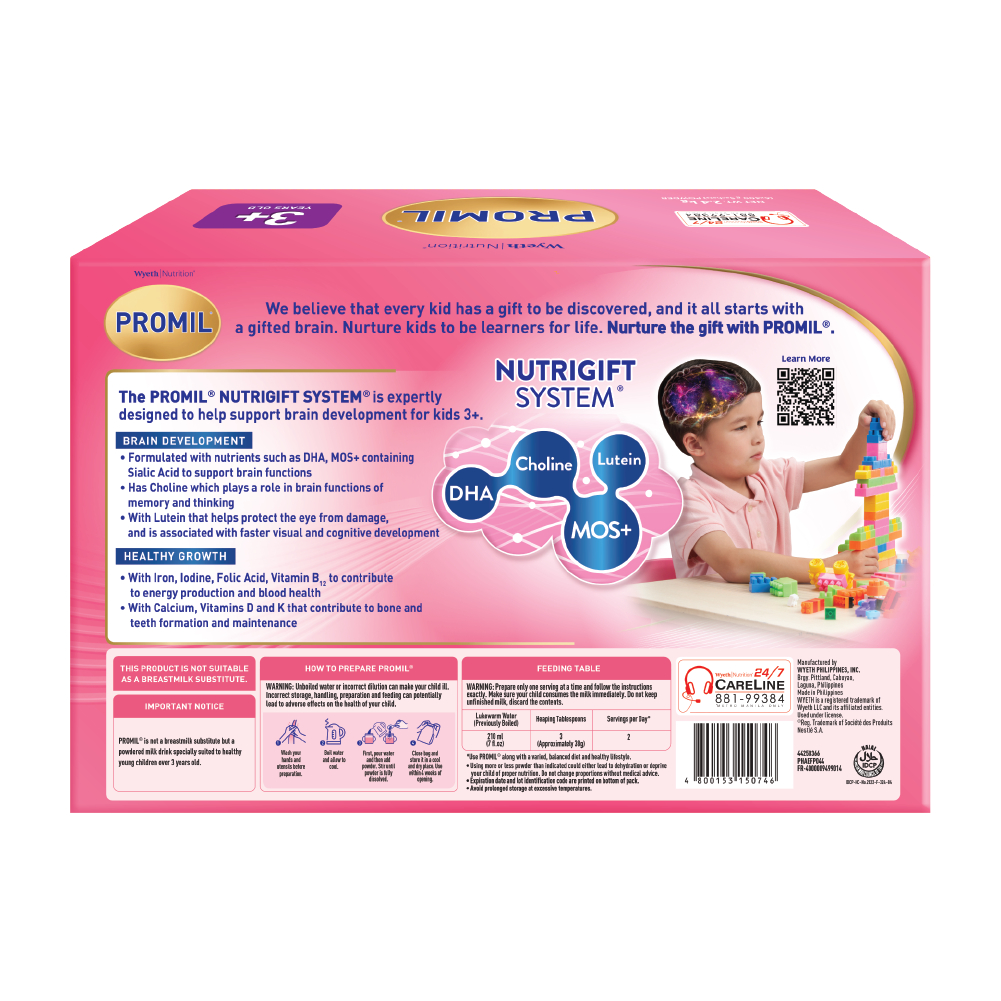 PROMIL FOUR Powdered Milk Drink for Over 3 Years Old 2.4kg | Shopee ...