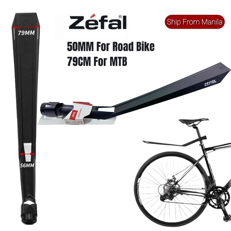 Zefal Fender Bike Deflector RC50 Fender MTB Road Bike Mud Guard Easy Mount MudGuard Size 50 79CM Shopee Philippines