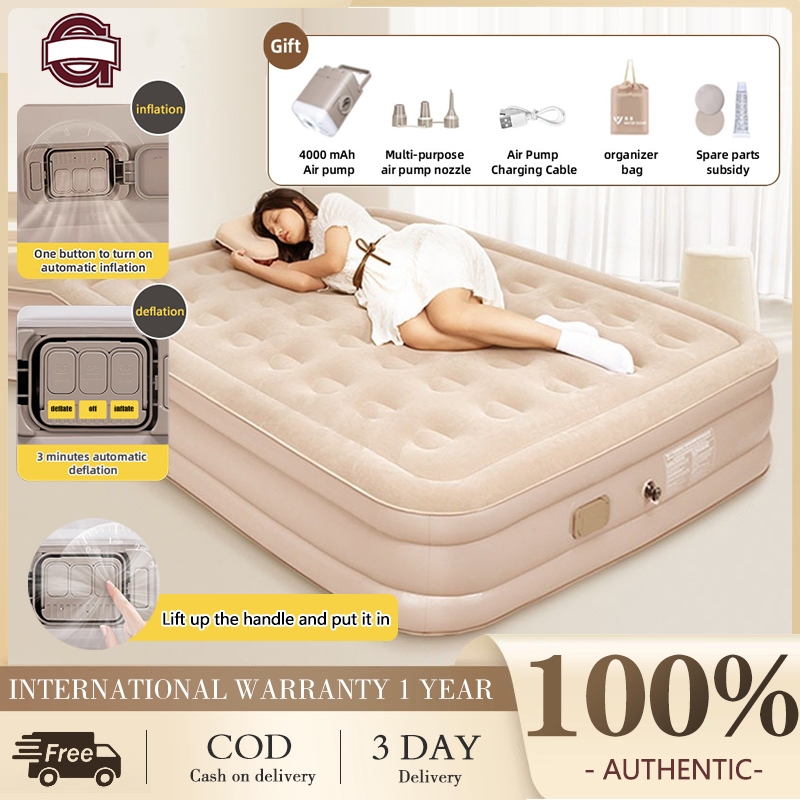 Air Bed Double or Single Inflatable Bed Queen or King Family Size For