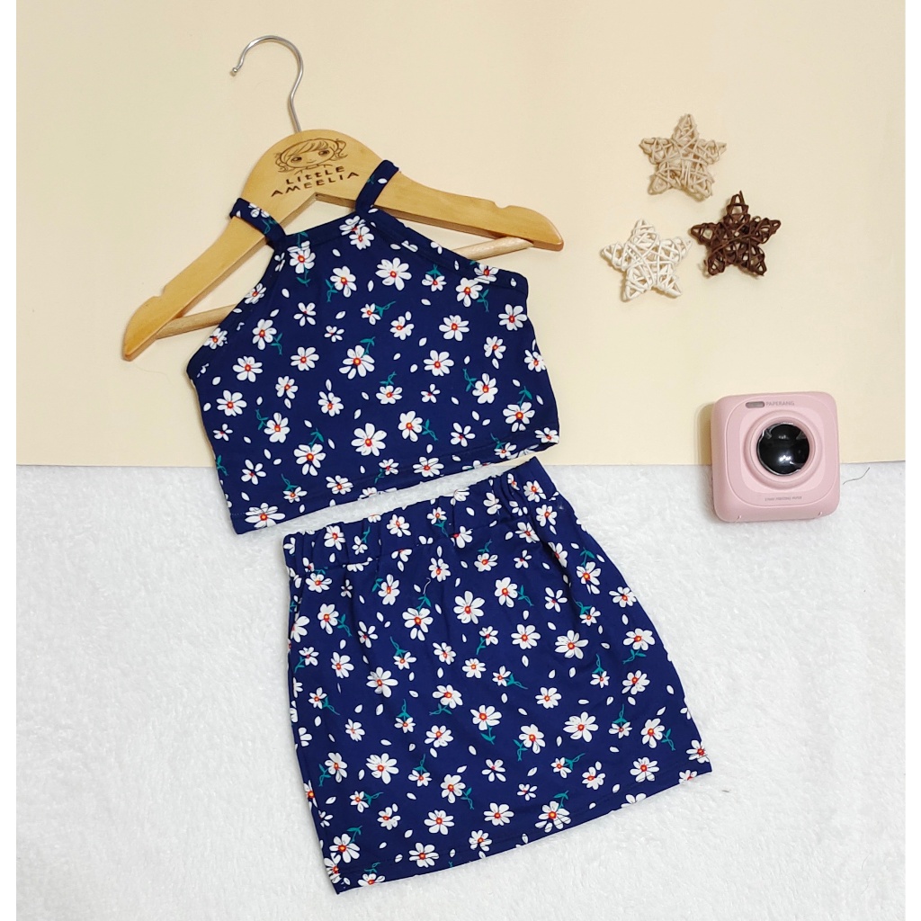 Fiona Terno Skirt | Kids Coords Girl Baby Terno OOTD Croptop Halter ...