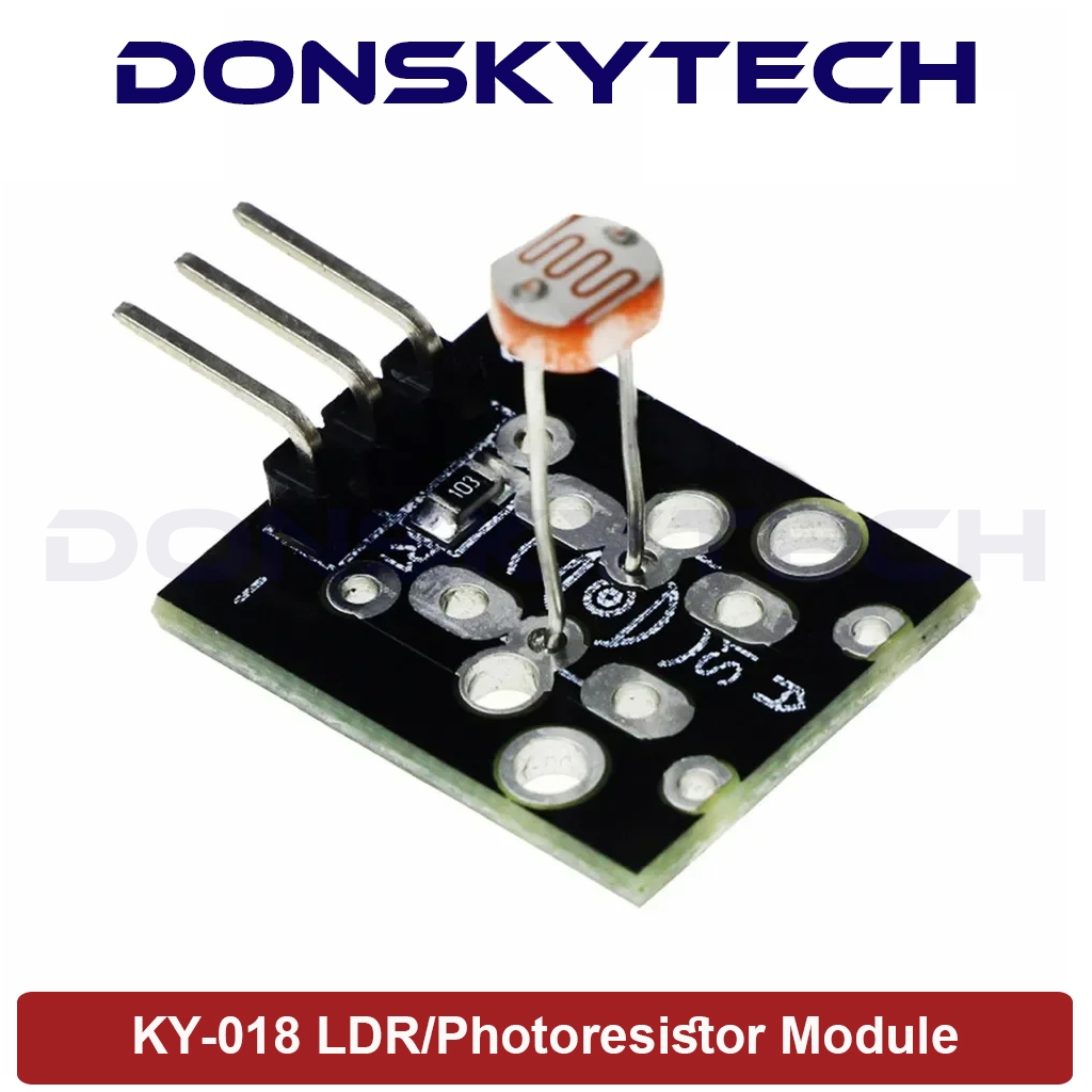 KY-018 3Pin LDR Photoresistor Optical Sensitive Resistance Light ...