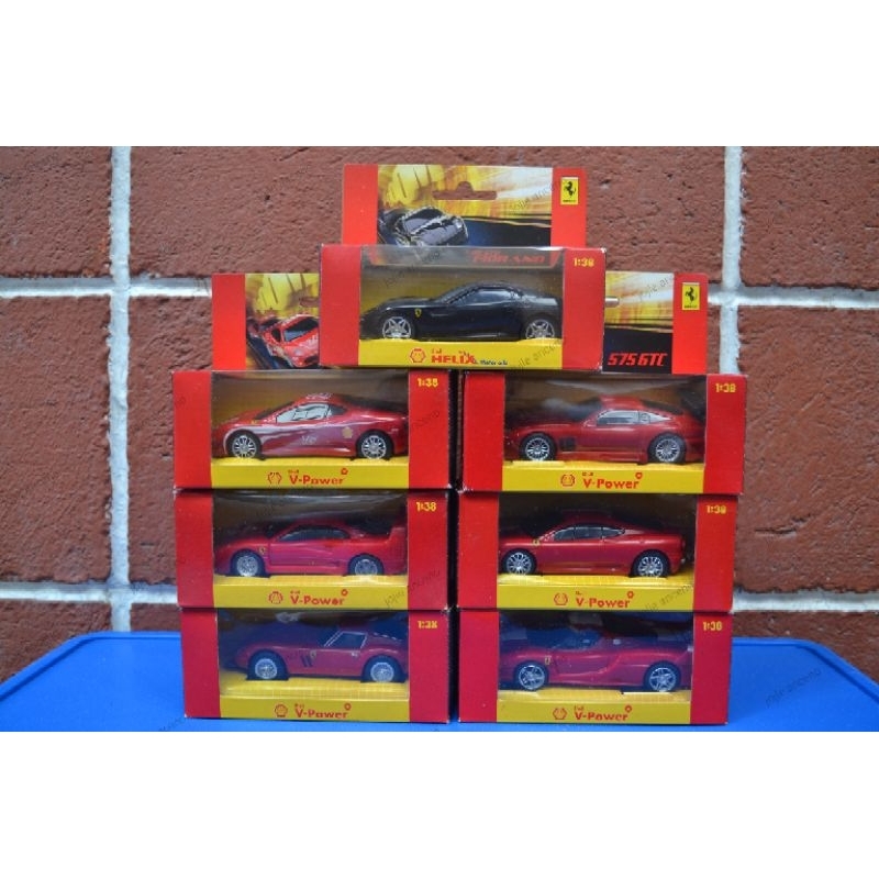 Shell V-Power Vrooom Ferrari Set (7 pieces) | Shopee Philippines