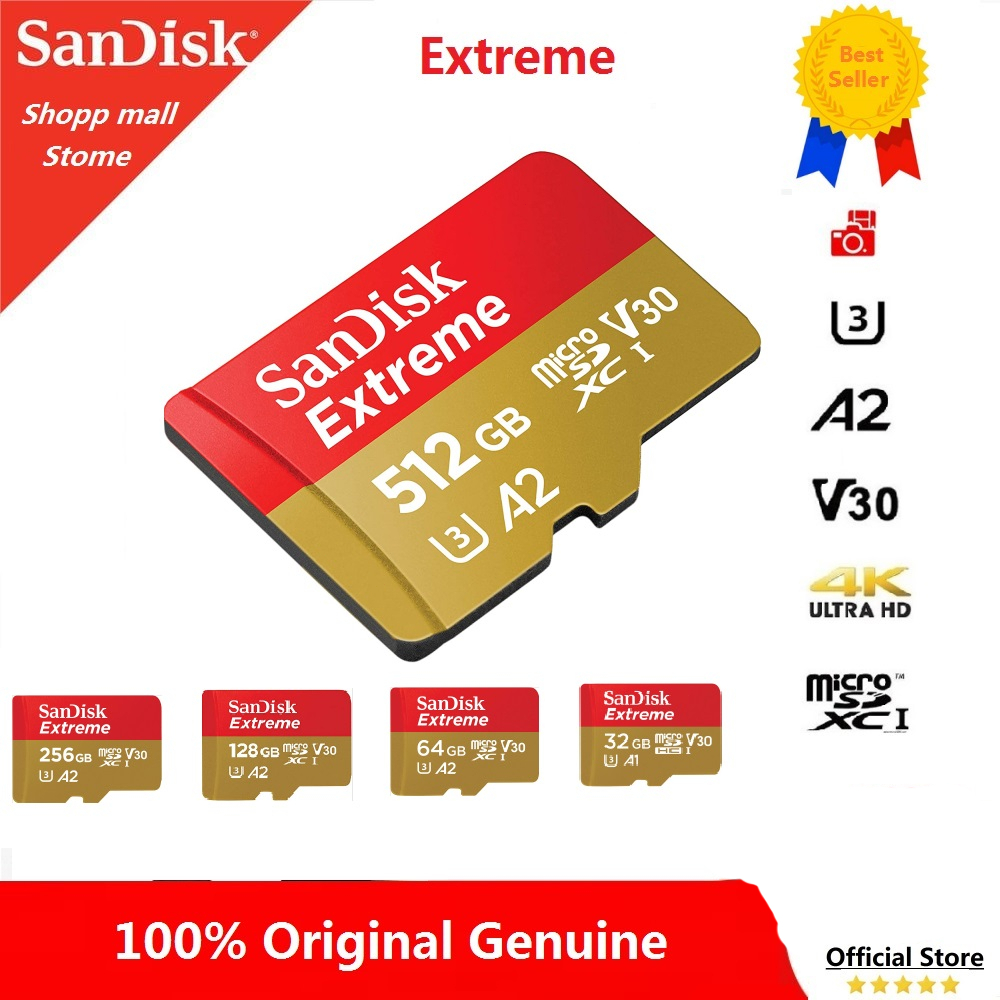 Sandisk 100 Original memory card Sd Card 256gb for Xiaomi CCTV Camera
