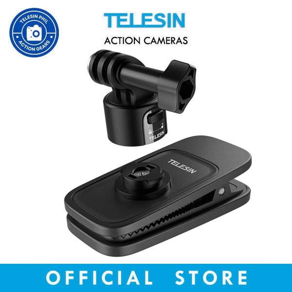 TELESIN Quick-Release Magnetic Backpack Clip Circular Joint Mount for ...