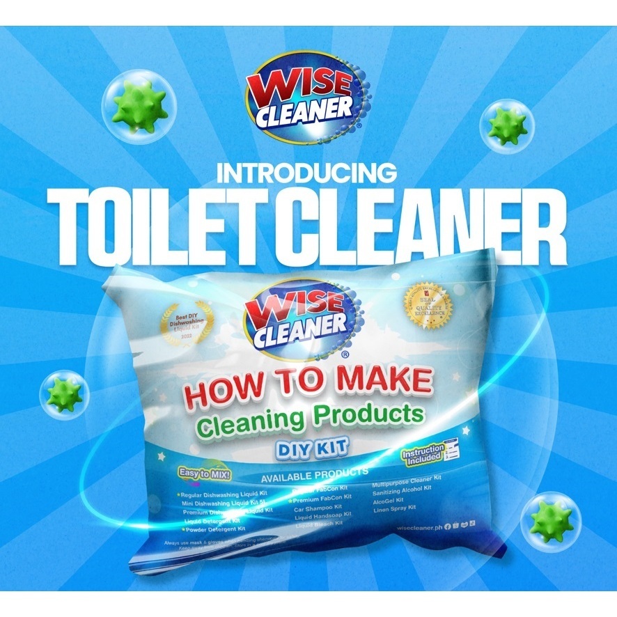 TOILET CLEANER KIT (TC) WISE CLEANER [P11] | Shopee Philippines