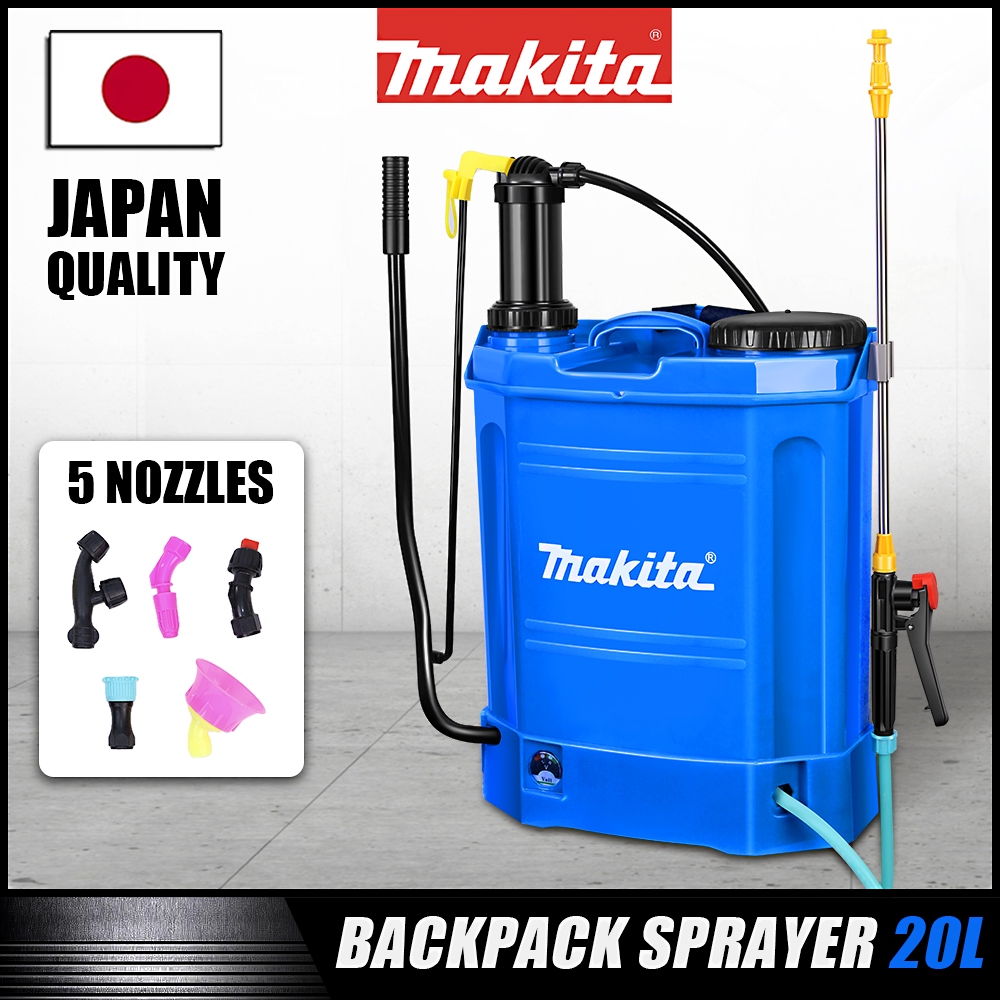 MAKITA Knapsack Sprayer 2 in 1 Rechargeable and Manual Power Spray for ...