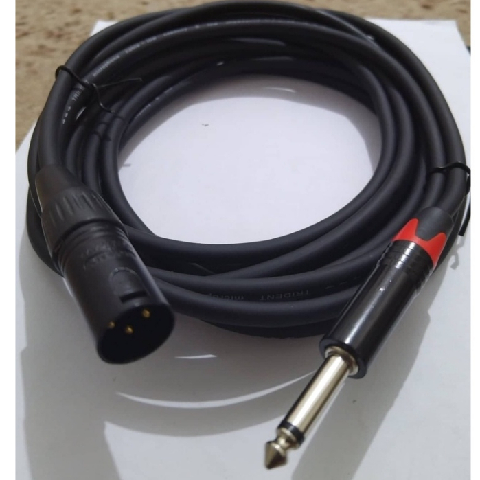 XLR Male to PL Mono Plug Cable heavy duty | Shopee Philippines