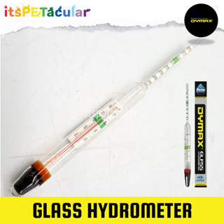 Dymax Glass Hydrometer ( 2 in 1 floating hydrometer cum thermometer ...