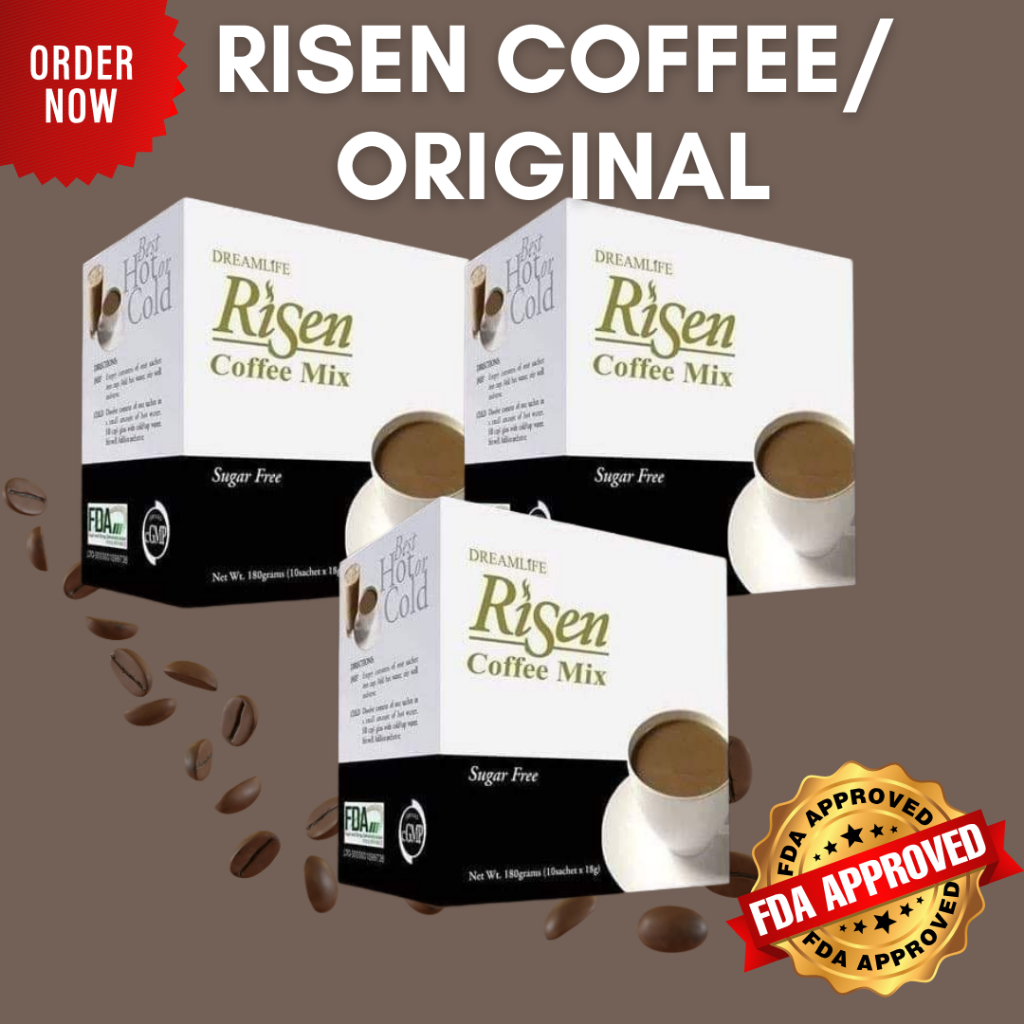 Risen Coffee Mix With 10 Sachets Per Box Help Strengthen Immune System Buy 3 Boxes Shopee 4539