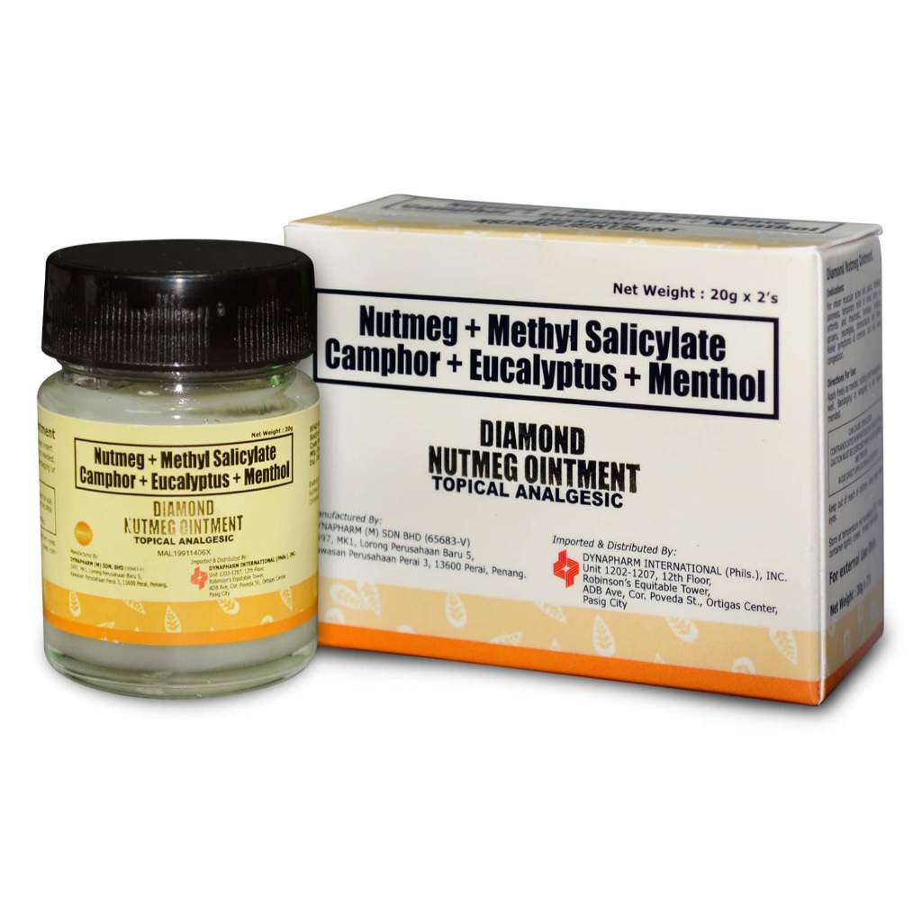 Nutmeg Ointment Top Relief 2s X 20g Dynapharm Products Shopee