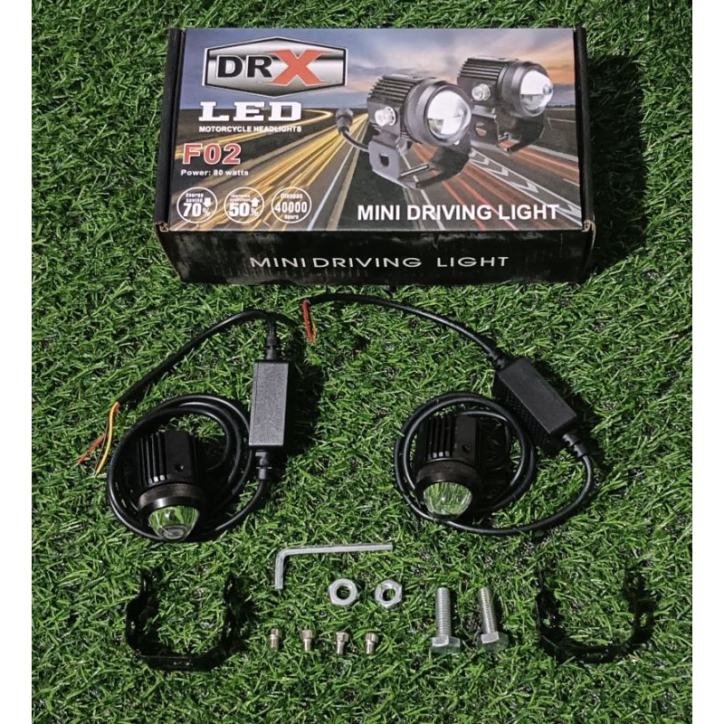 DRX F02 MINI DRIVING LIGHT 80WATTS | Shopee Philippines