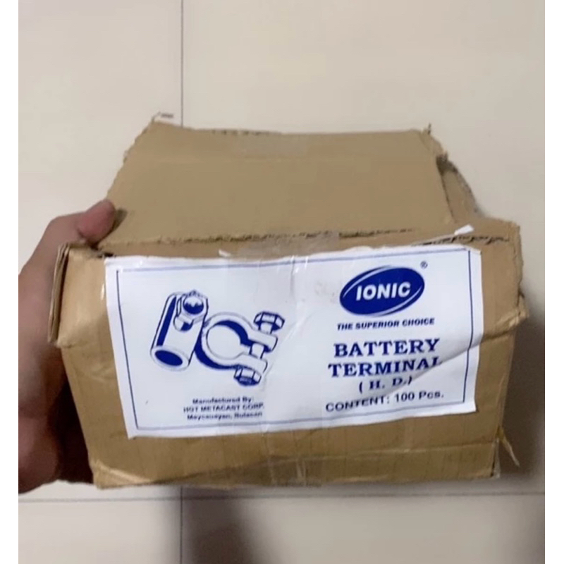 Ionic Battery Terminal 100 pcs per box Shopee Philippines