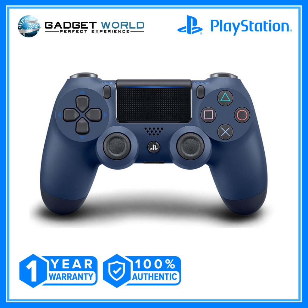 Sony Playstation 4 DualShock 4 Wireless Controller Midnight Blue ...