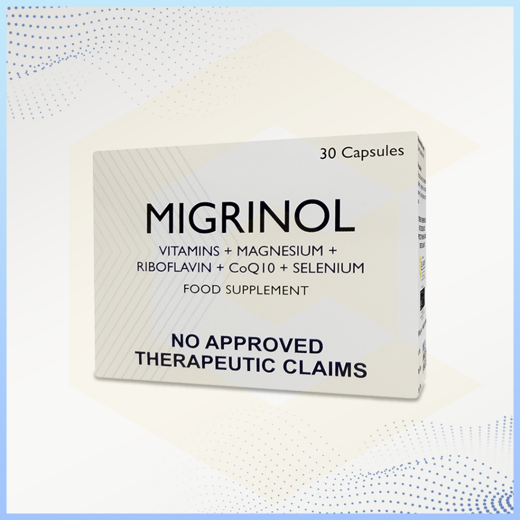 MIGRINOL Capsules (Magnesium+Riboflavin+CoQ10) Shopee Philippines