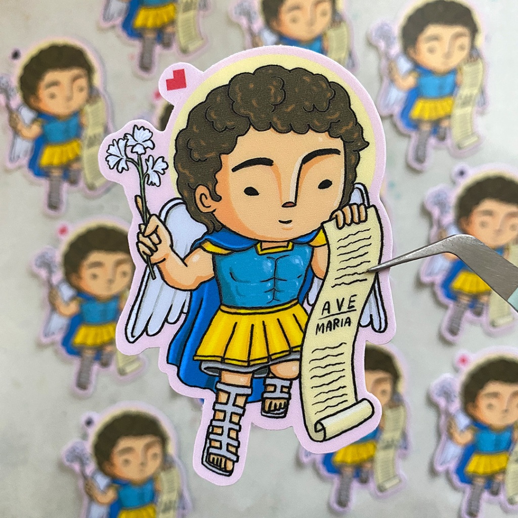 St. Gabriel the Archangel Waterproof Vinyl Sticker | Shopee Philippines