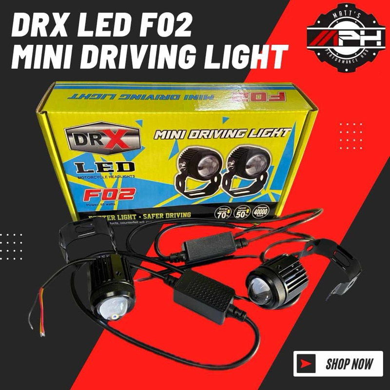 DRX Mini Driving Light LED (F02) - Double Color (Yellow / White ...