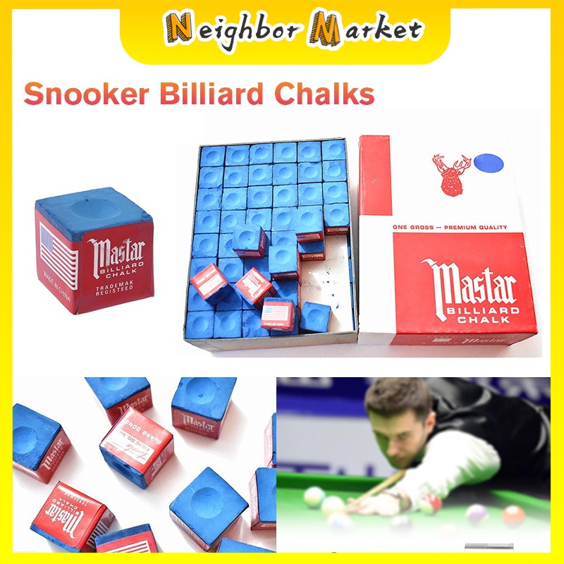 12Pcs Billiard Chalk Original Pool Cue Chalk Snooker Billiard Chalks ...