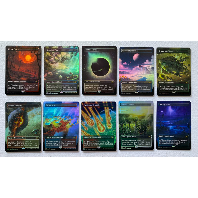 Proxy Set - Shock Lands (Foil) | Unfinity (UNF) | Shopee Philippines