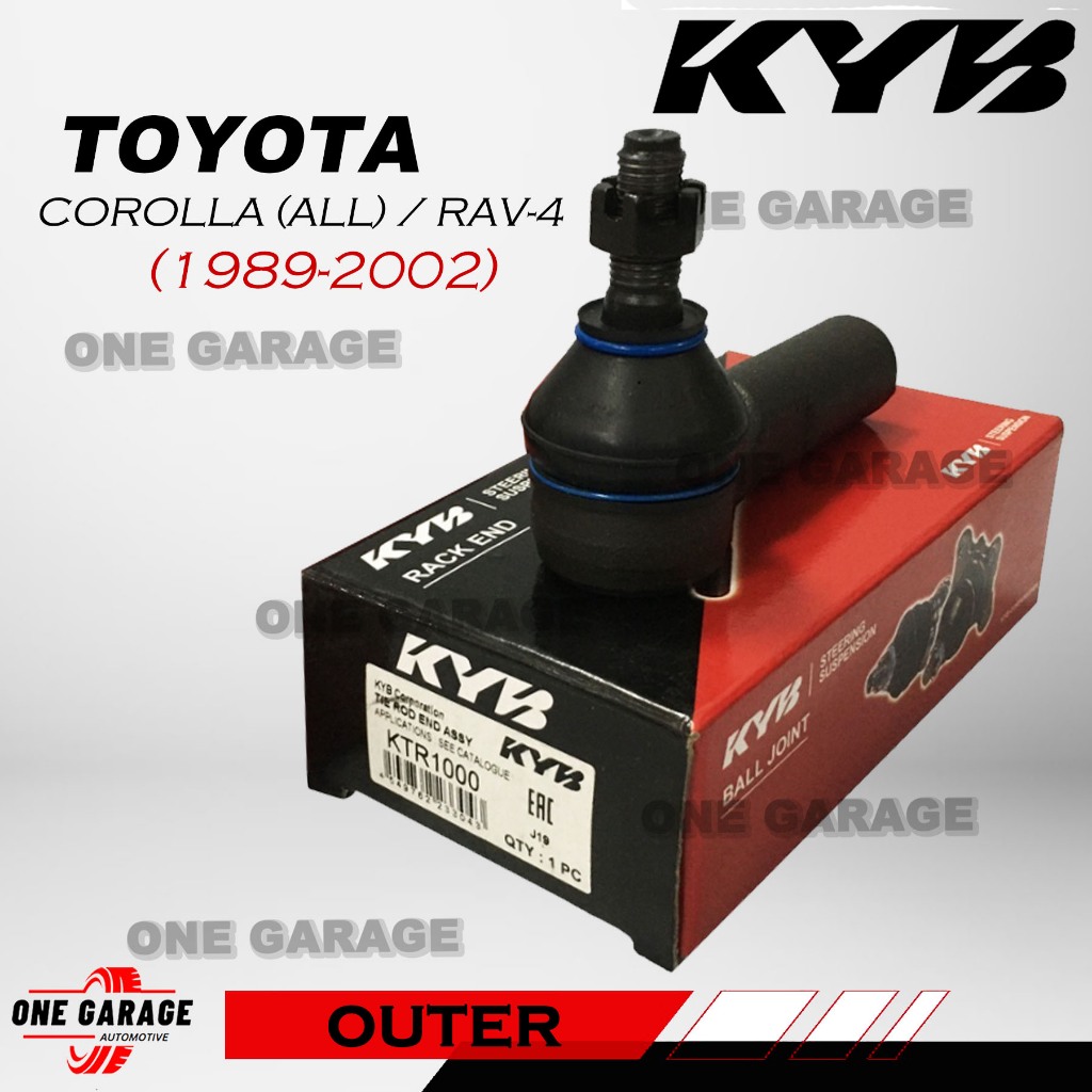 Tie Rod End OUTER For TOYOTA COROLLA (ALL) / RAV-4 (1989-2002) RIGHT ...