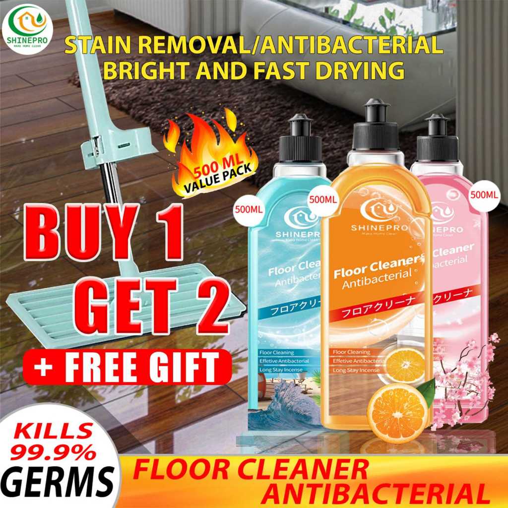 Buy 1 get 2 BIGSALE Shinepro Floor Cleaner 500ml 100% Effective ...