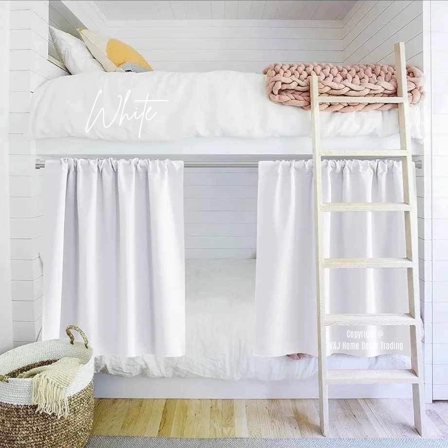 1pc BUNK BED CURTAIN Double Deck Curtain Dormitory Curtain | Shopee ...