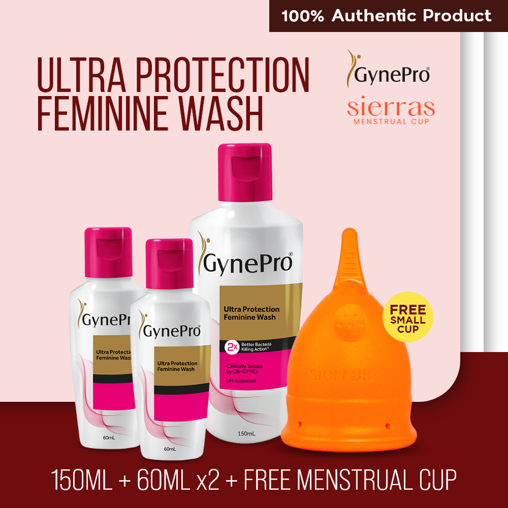 GynePro Ultra Protection Feminine Wash 150ml and 60ml x 2 + FREE ...