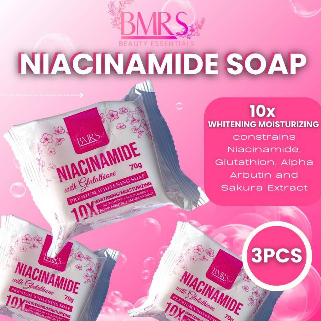 BMRS Niacinamide Soap 70g 3PCS | Shopee Philippines